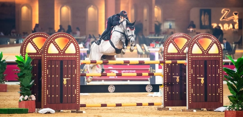 Gaudiano e Previtali nuovamente in evidenza al CSI4*-W di Doha