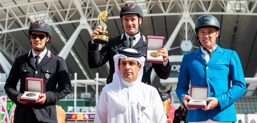 Gaudiano e Previtali vanno a segno a Doha (CSI2*)