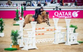 Gaudiano protagonista a Doha, sua la vittoria ed il 3° posto nella 145 LR (CSI5*)