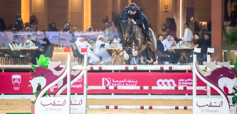 Gaudiano stupisce ancora a Doha nella 145 LR (CSI4*)