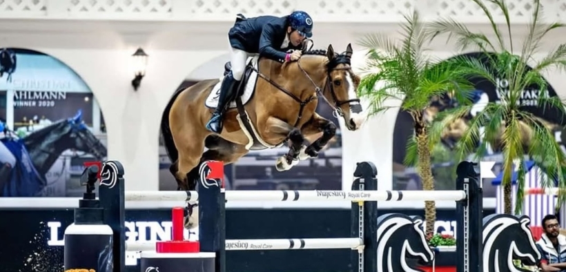 Guido Grimaldi imbattibile nel Grand Prix di Abu Dhabi (CSI4*-W)