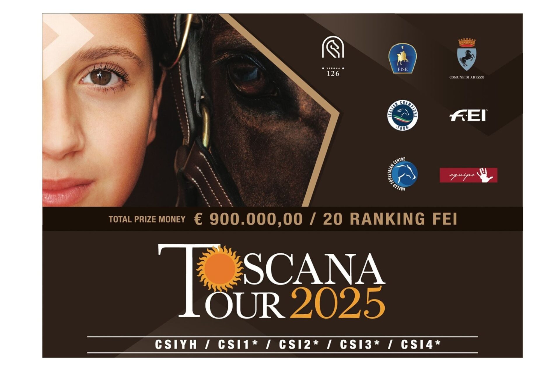 Al via la 19^ edizione del Toscana Tour 2025 all’Arezzo Equestrian Centre