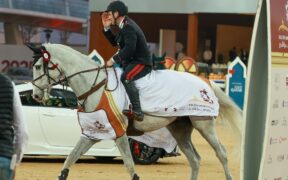 Emanuele Gaudiano firma la 150 LR di Doha (CSI5*)