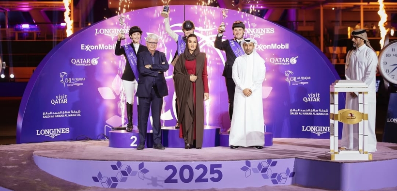 Emanuele Gaudiano terzo nel Grand Prix 5* di Doha