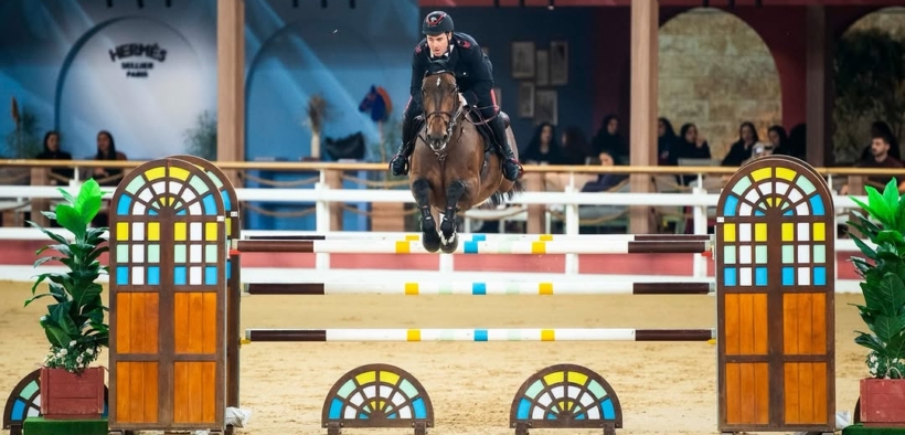 Emanuele Gaudiano trionfa nel Grand Prix di Doha (CSI3*-W)