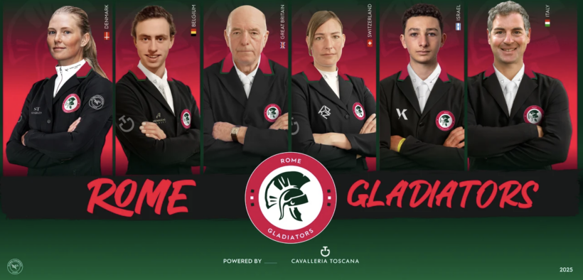 GCL: presentato il Team dei Rome Gladiators powered by Cavalleria Toscana