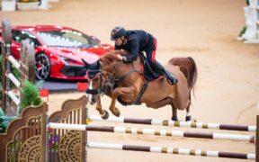 Roberto Previtali secondo nella 150 LR del CSI3* di Doha