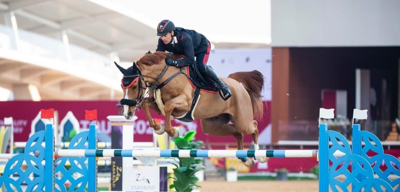 Roberto Previtali si piazza 4° nel Grand Prix di Doha (CSI3*)