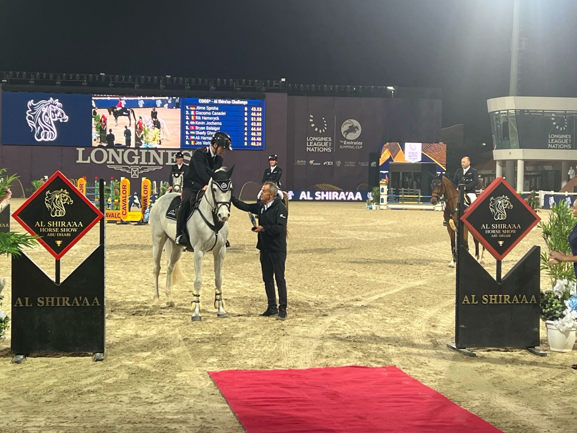 Secondo posto per Giacomo Casadei nella Al Shira’aa Challenge (CSIO5*)
