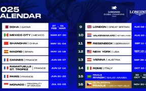 Svelato il calendario 2025 Longines Global Champions Tour
