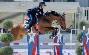 Giulia Martinengo ad un passo dalla vittoria nella 145 LR di Wellington (CSI5*)