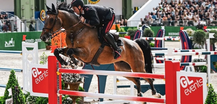 Saut Hermès di Parigi: Emanuele Gaudiano sfiora la vittoria nella 150 LR (CSI5*)
