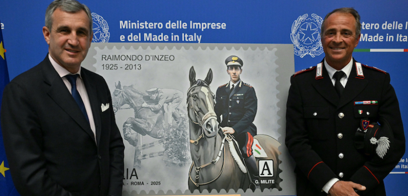 Un francobollo dedicato a Raimondo d'Inzeo