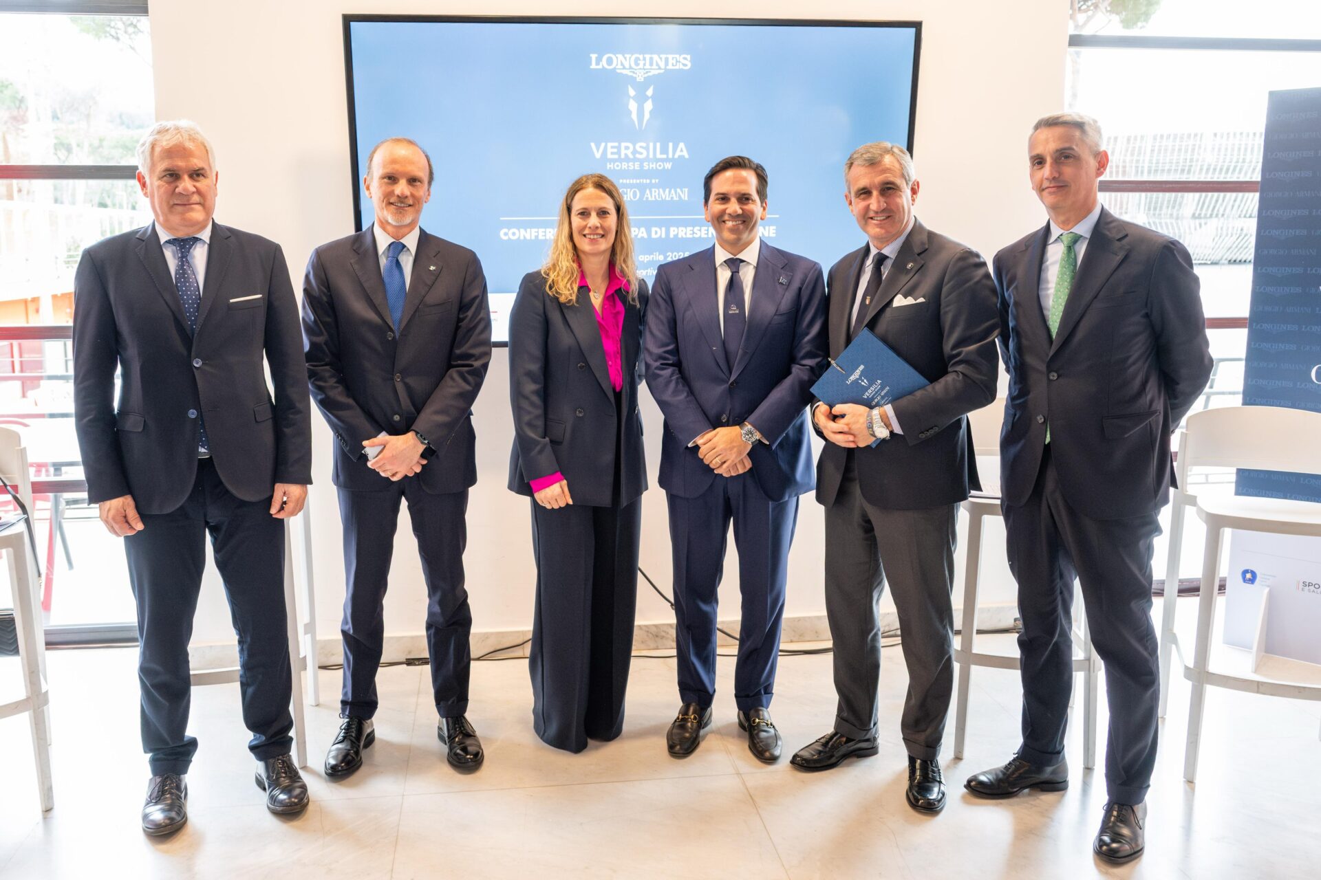 Al Parco del Foro Italico presentazione  del Longines Versilia HorseShow