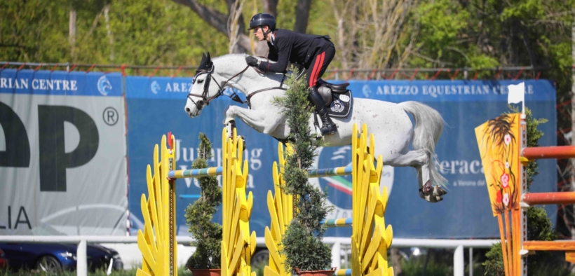 Toscana Tour: podio interamente azzurro con la vittoria di Casadei nella 145 LR (CSI2*)