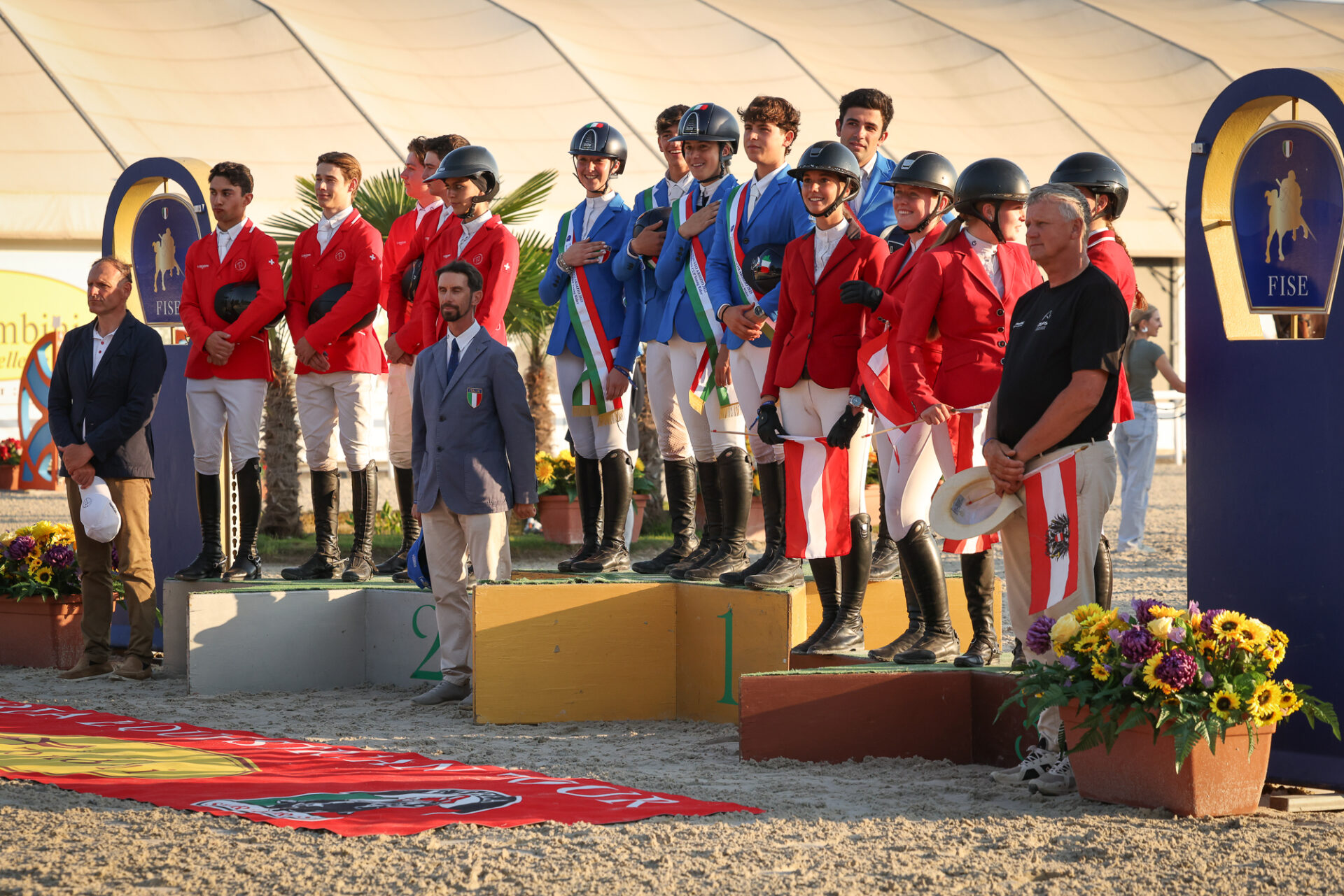 FEI Jumping Nations Cup™ Youth Busto Arsizio: le prime medaglie a squadre