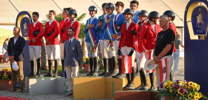 FEI Jumping Nations Cup™ Youth Busto Arsizio: le prime medaglie a squadre