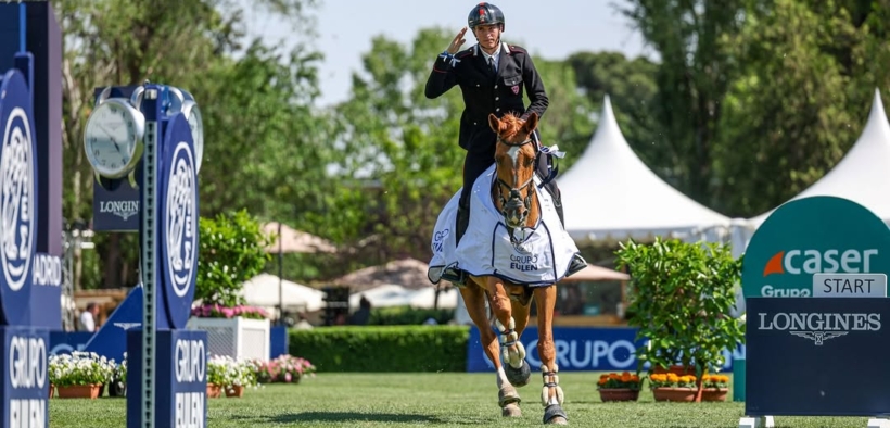 Giacomo Casadei al top nella 145 a fasi di Madrid (CSI5*)