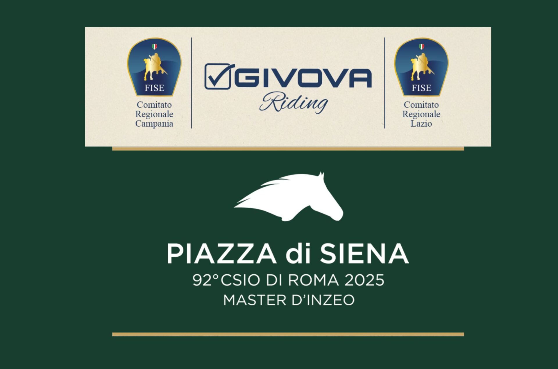 Givova Riding è presente a Piazza di Siena