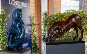 I cavalli dello scultore Roberto Fiasella