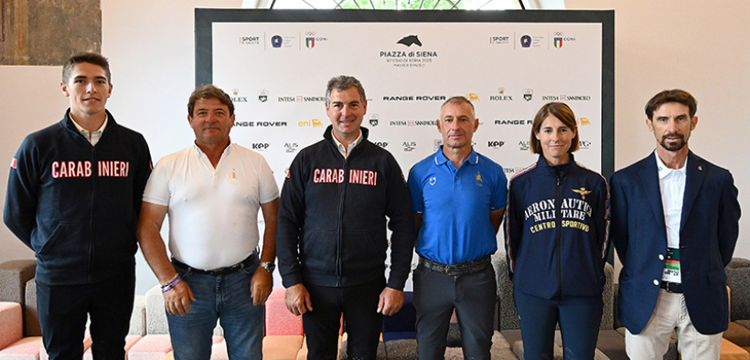 Piazza di Siena: Roma aspetta la squadra azzurra