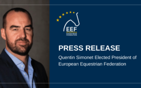 Quentin Simonet eletto Presidente della EEF 1