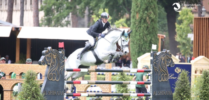 Fabio Brotto sul 2° gradino del podio nella 145 Accumulator di La Baule (CSIO5*)