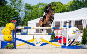 Giacomo Bassi al comando nel Grand Prix di Sopot (CSIO4*)