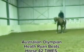 La FEI sospende il completista Heath Ryan per maltrattamento di cavalli