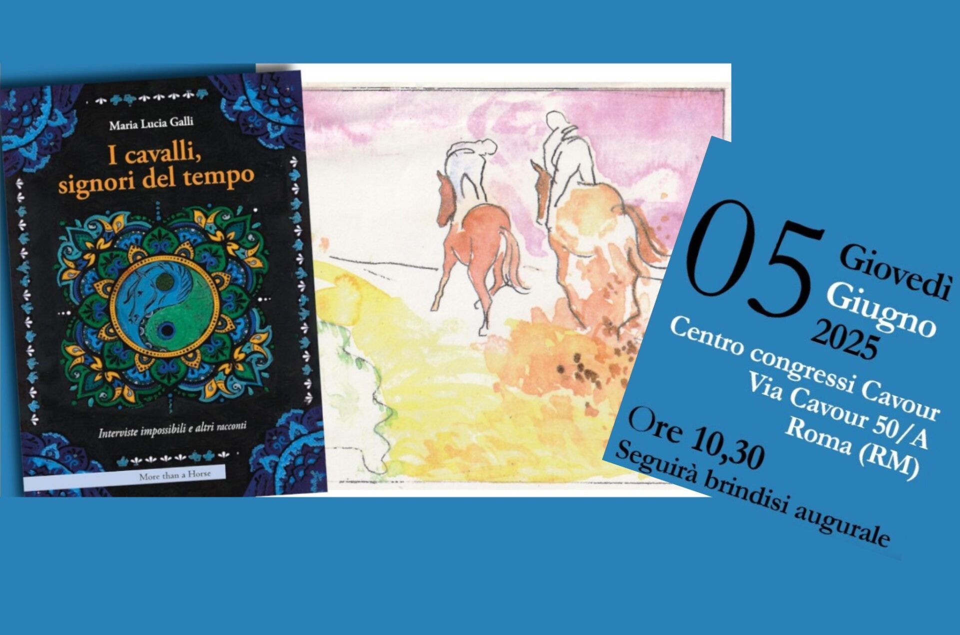 Invito alla presentazione del libro "I cavalli, signori del tempo" di M.L. Galli