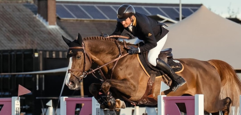 Lorenzo De Luca in Piazza d’Onore del Grand Prix di Opglabbeek (CSI4*)