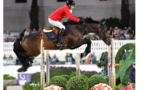 Piergiorgio Bucci sul podio nel Grand Prix di Kronenberg (CSI2*)