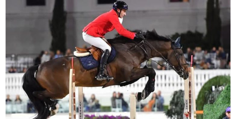 Piergiorgio Bucci sul podio nel Grand Prix di Kronenberg (CSI2*)