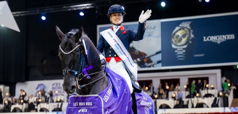 Charlotte Fry e Glamourdale conquistano la vetta della ranking mondiale di dressage 