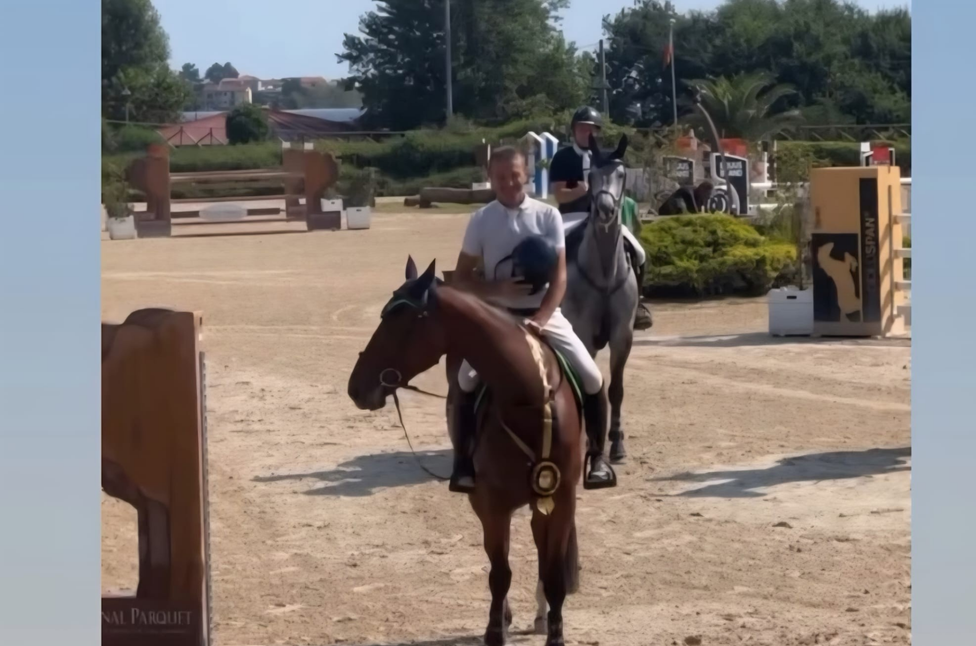 Luca Moneta al comando nella 145 Ranking di San Giovanni in Marignano (CSI2*)