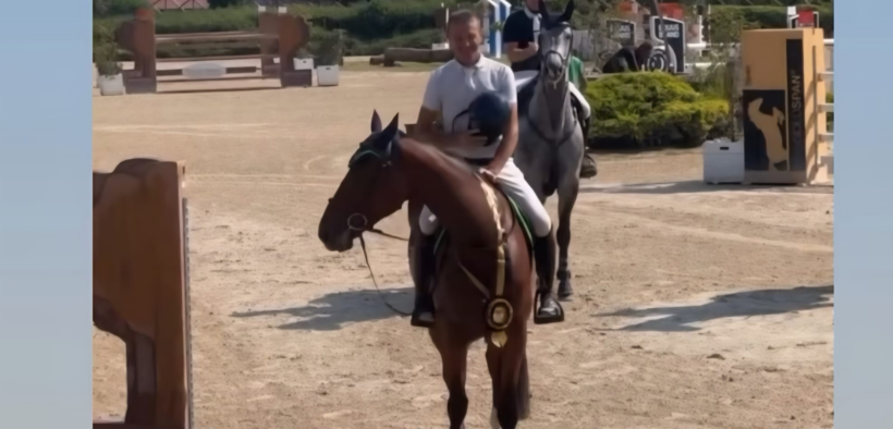 Luca Moneta al comando nella 145 Ranking di San Giovanni in Marignano (CSI2*)