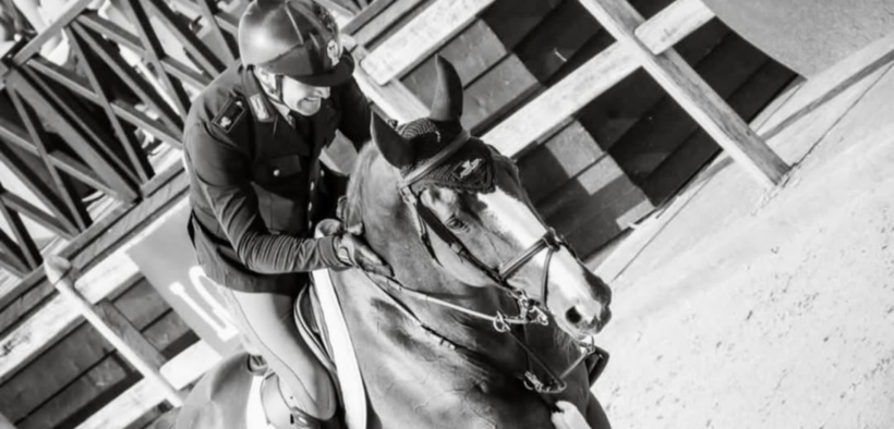 Michael Cristofoletti in testa nella 145 LR di Kronenberg (CSI2*)