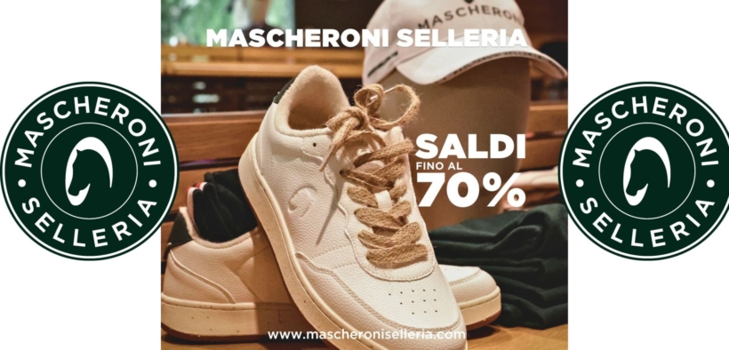 Sconti fino al -70% con i saldi estivi Mascheroni Selleria