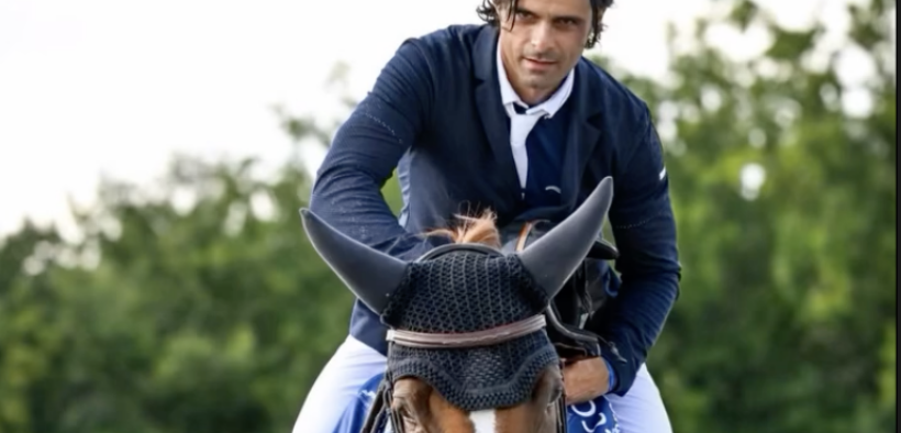 Emanuele Camilli sul podio nel GP di Opglabbeek (CSI4*)