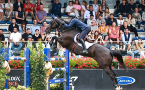 Giampiero Garofalo sul podio nel Longines GP di Valkenswaard (CSI4*)