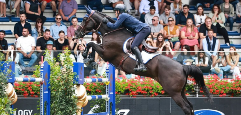 Giampiero Garofalo sul podio nel Longines GP di Valkenswaard (CSI4*)