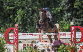 Giulia Magli sul podio nel Grand Prix di St. Margarethen (CSI2*)