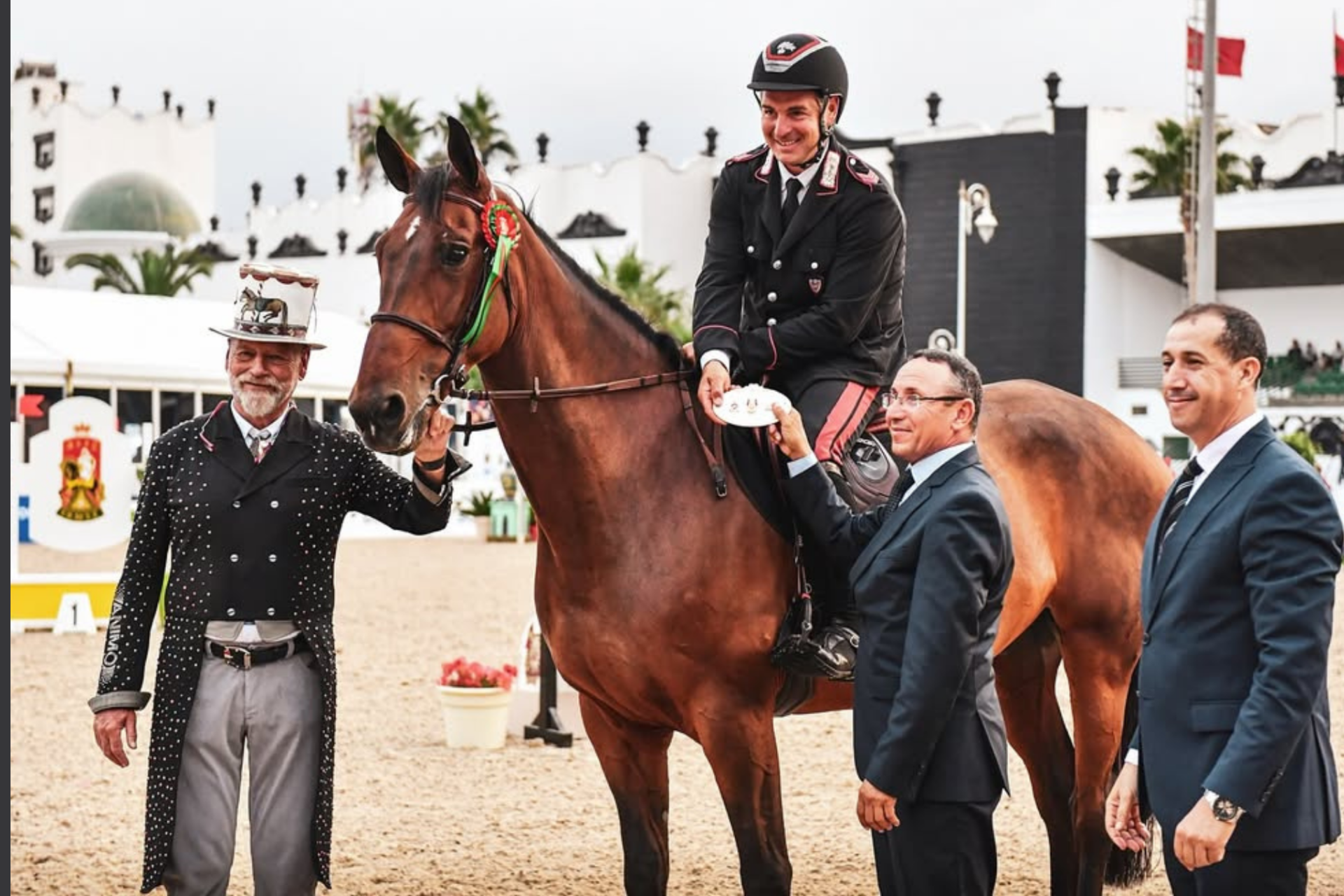 Emanuele Gaudiano sfiora la vittoria nella 150 LR di Tetouan (CSI4*-W) 1