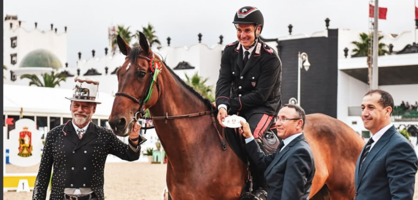 Emanuele Gaudiano sfiora la vittoria nella 150 LR di Tetouan (CSI4*-W) 1