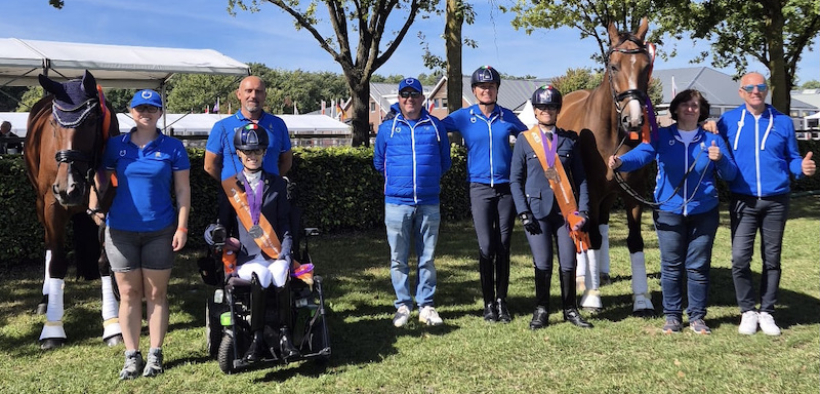 Europeo Paradressage: Italia da record con Morganti d’argento e Salvadè di bronzo nel Freestyle