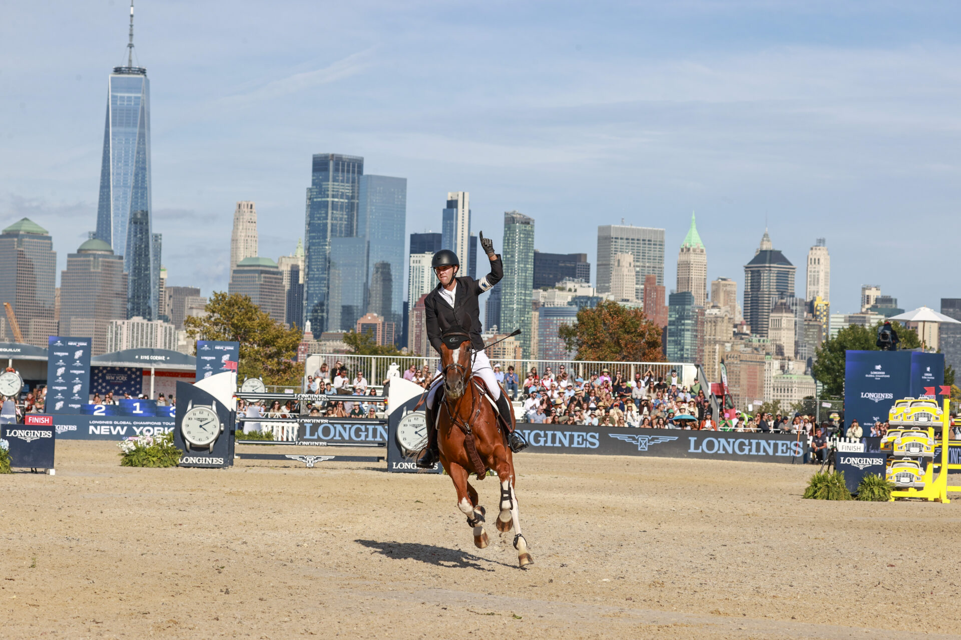 Gilles Thomas brilla nel Longines Global Champions Tour Grand Prix di New York 1