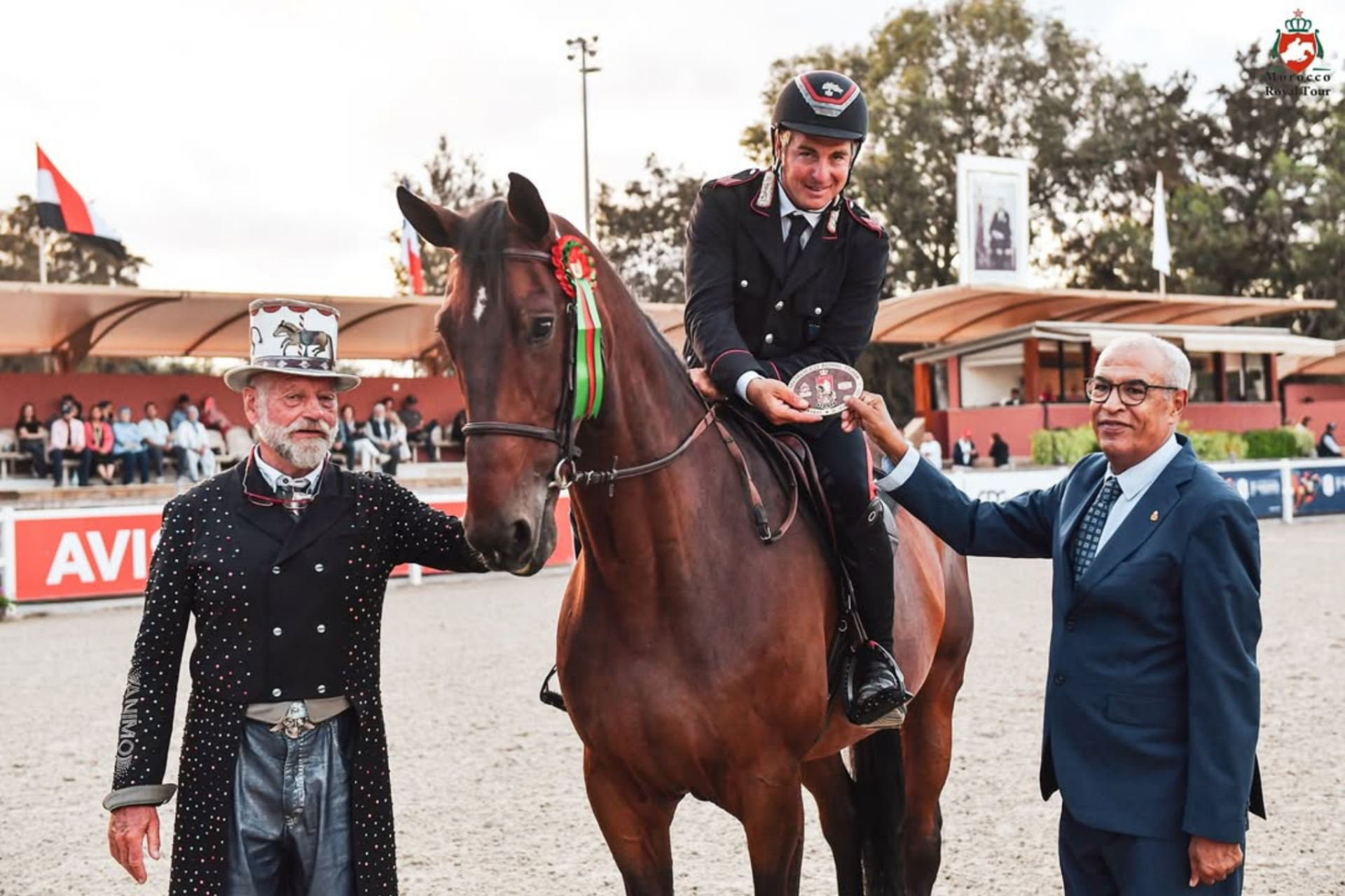 Piazza d’Onore per Emanuele Gaudiano nella 145 Accumulator di Rabat (CSIO4*-W)