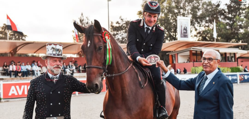 Piazza d’Onore per Emanuele Gaudiano nella 145 Accumulator di Rabat (CSIO4*-W)