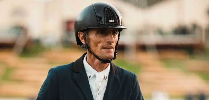 Emiliano Liberati sul podio nella 150 LR di St. Tropez (CSI3*)