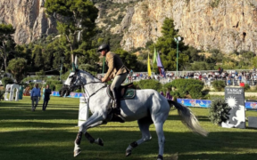 Guido Franchi al comando nella 145 Ranking di Palermo (CSI3*)